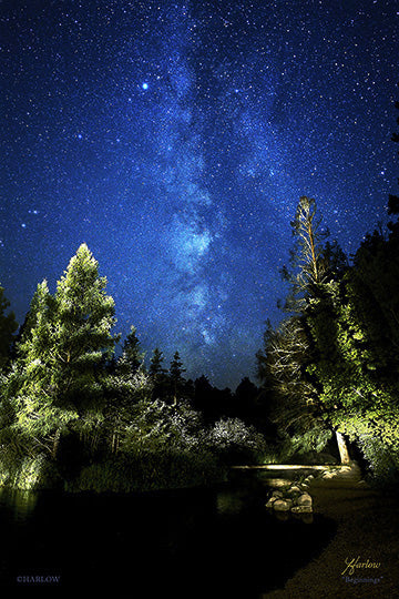 "Beginnings" Unique Milky Way picture - Crystal acrylic print