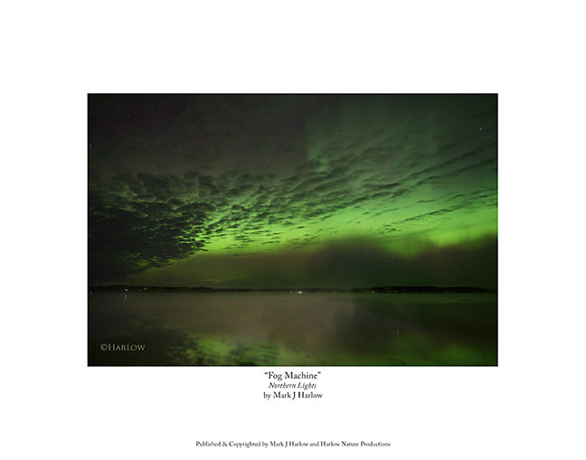 "Fog Machine" Unique Northern Light Picture - Print