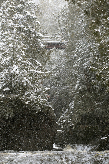 "Cascade Pass" North Shore MN picture - Gallery Metal print