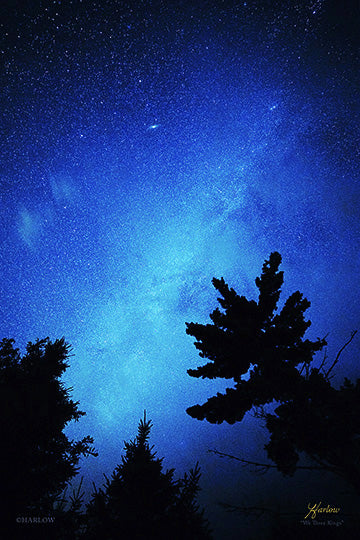 "We Three Kings" Milky Way Andromeda Galaxy picture - Crystal acrylic print