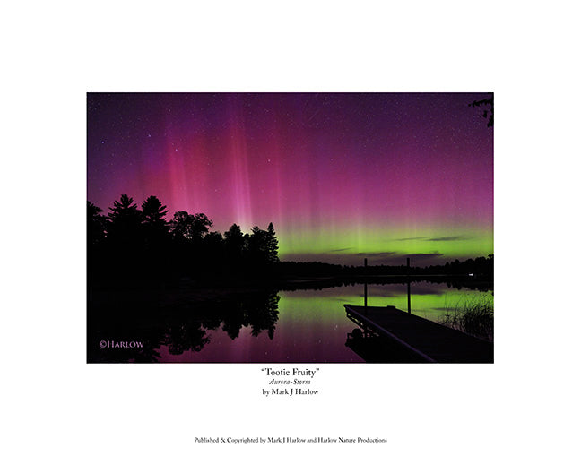"Tootie Fruity" Unique Northern Light - Aurora Picture - Print