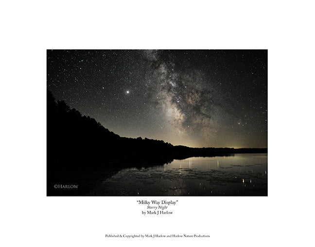"Milky Way Display" Scenic Milky Way Picture - Northern MInnesoate