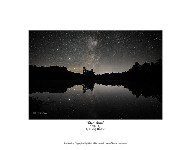 "Star Island" Unique Milky Way Picture - Print