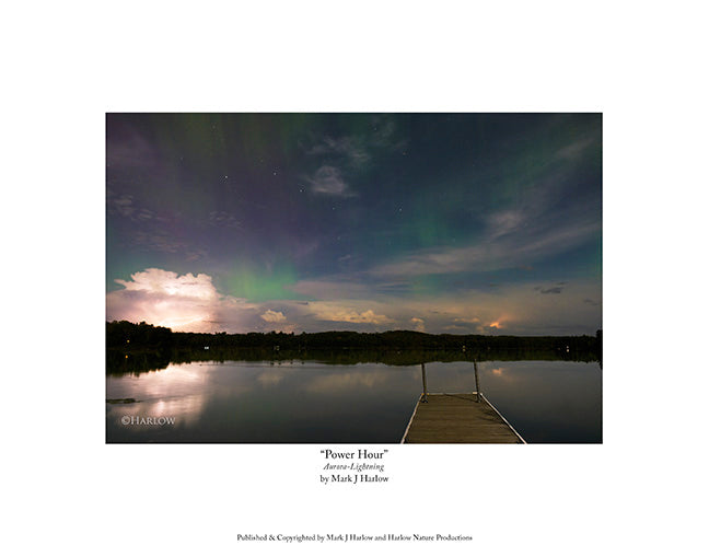 "Power Hour" Unique Lighting & Northern Light Picture - Print