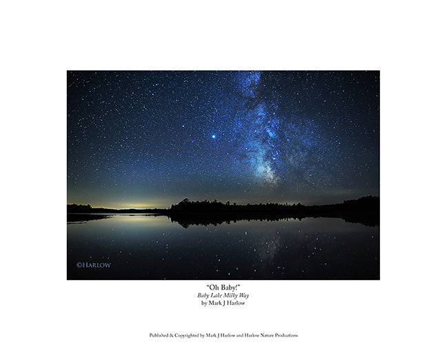 "Oh Baby!" Unique Milky Way Picture - Print