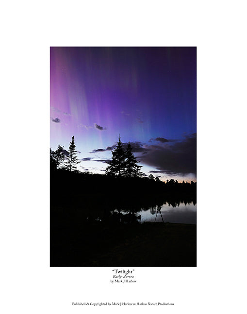 "Twilight" Beautiful Aurora - Northern Light Picture - Print