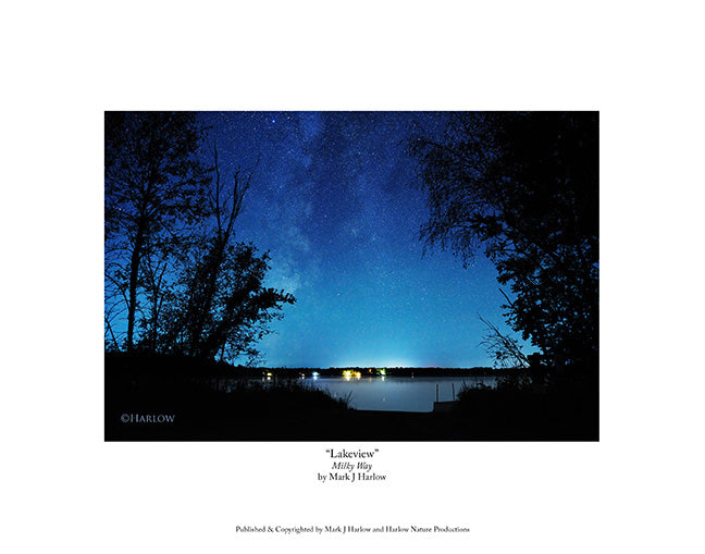 "Lakeview" Milky Way Picture - Print