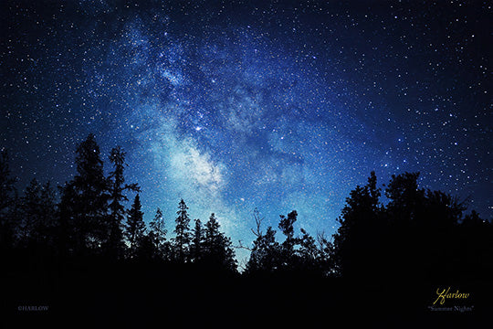"Summer Nights" amazing Milky Way picture - Crystal acrylic print