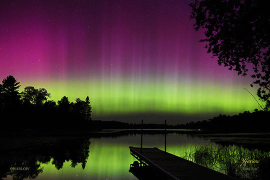 "Extra Fine" unique northern light picture - Crystal acrylic print