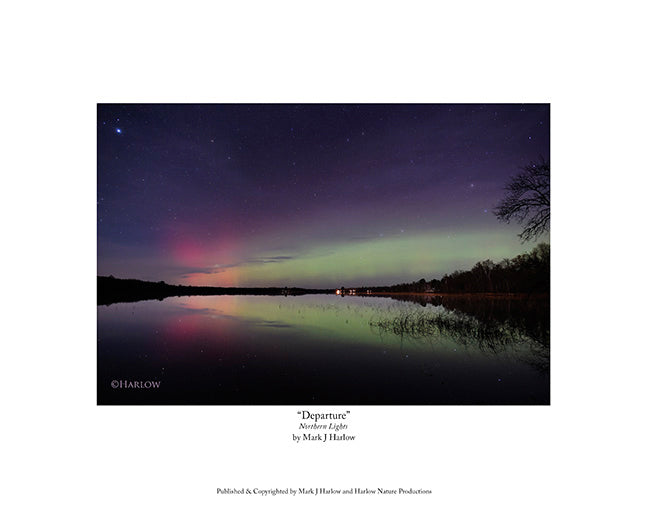 "Departure" Unique Northern Light Picture - Print