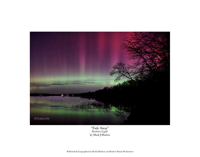 "Fade Away" Unique Aurora Picture - Print