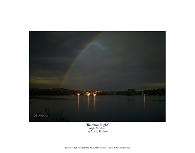 "Rainbow Night" RARE Night Rainbow - Night Rainbow Picture - Print