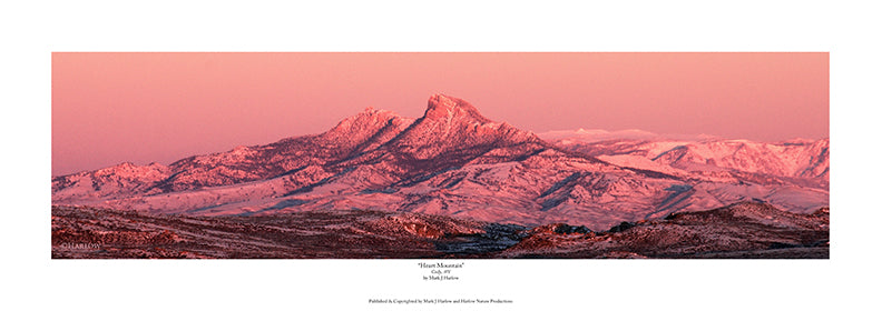 "Heart Mountain" Western Landscape Print - Picture