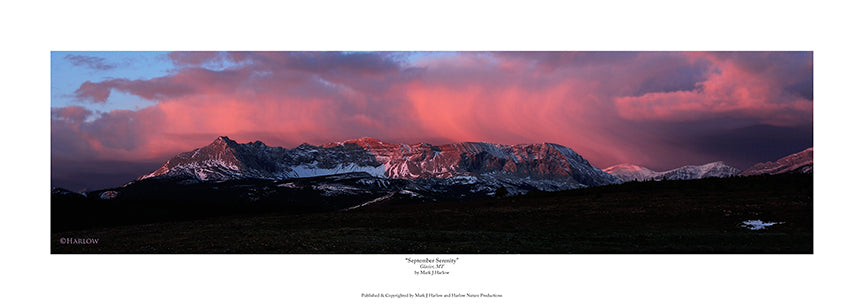 "September Serenity" Best Glacier National Park Picture - Print
