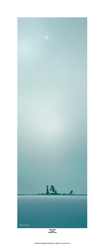 "Two Suns" Unique Winter Landscape Picture 10 Mile Lake, MN